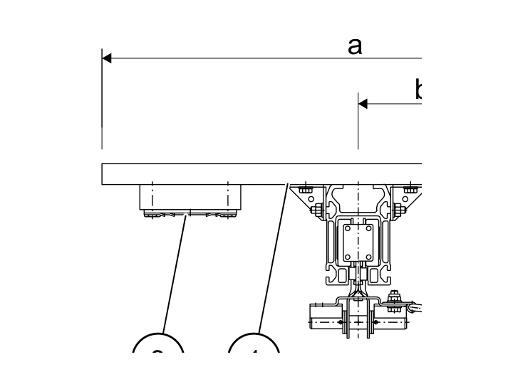 Manufacturer drawing: DEMAG KBK Aluline C-Rail Attachment